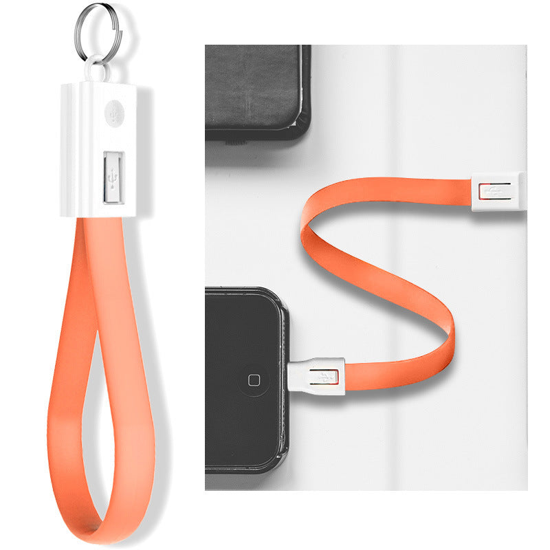 2 in 1 Portable Keychain Data Cable