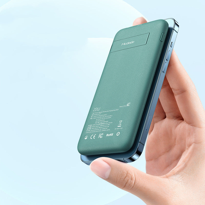 Mini Portable Magnetic Power Bank – 20W Super Fast Wireless Charger