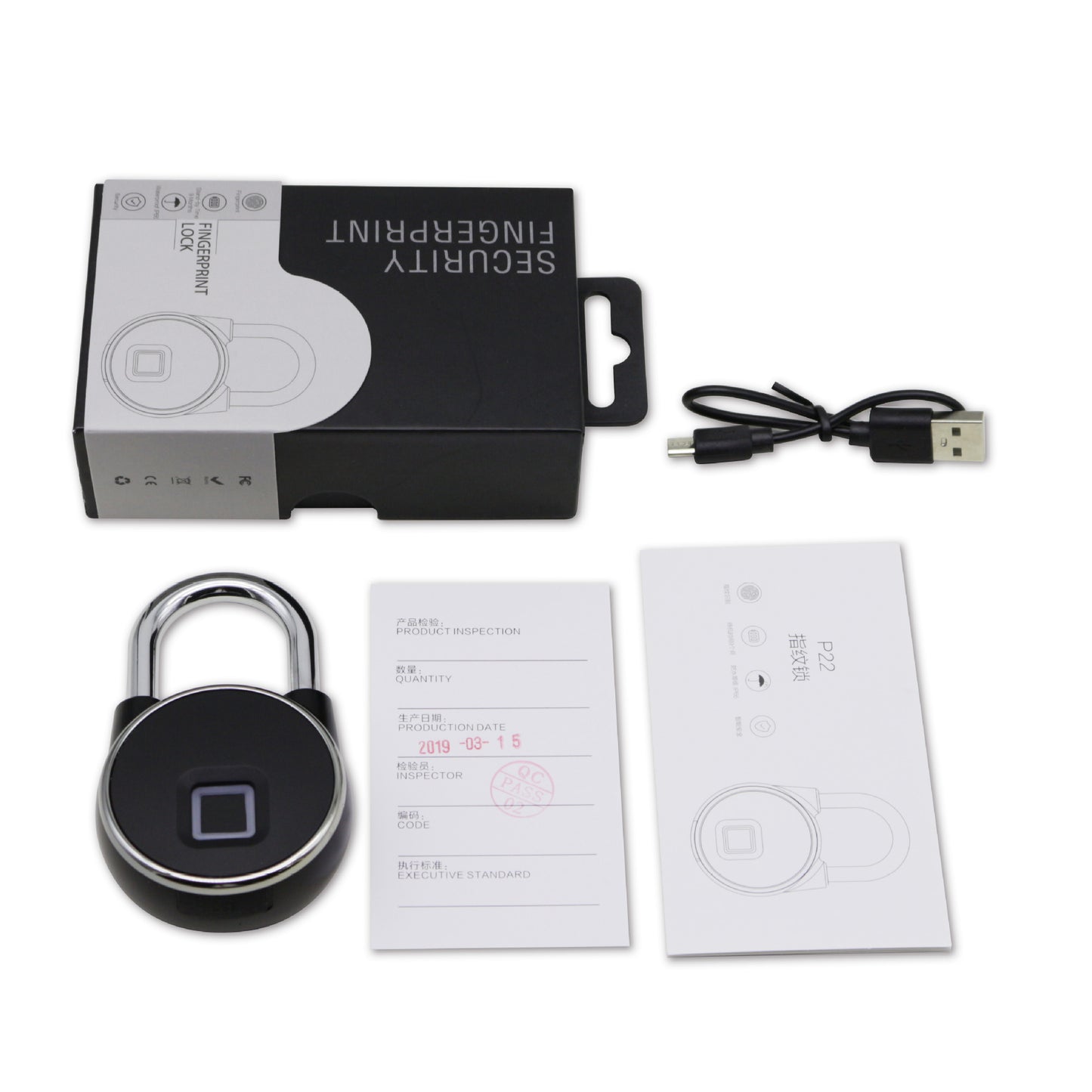 Portable Smart Fingerprint Lock