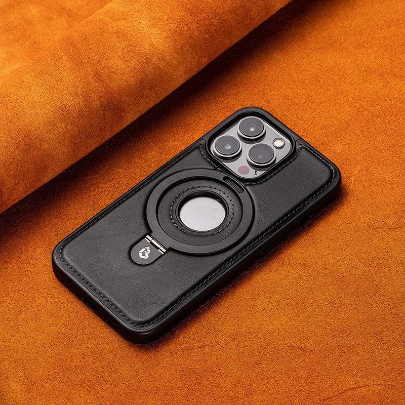 Leather Magnetic Phone Case with Stand 1