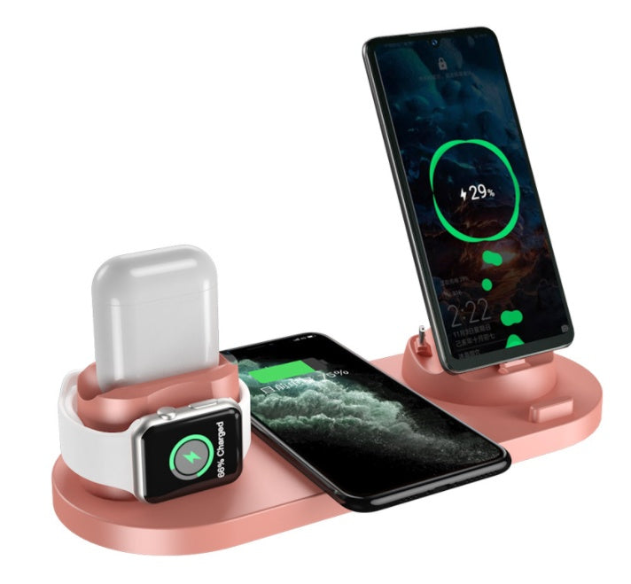6-in-1 Fast Wireless Charging Dock for Phone & Watch