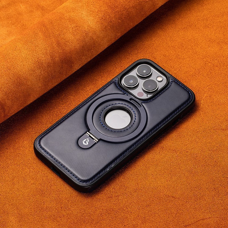 Leather Magnetic Phone Case with Stand 1