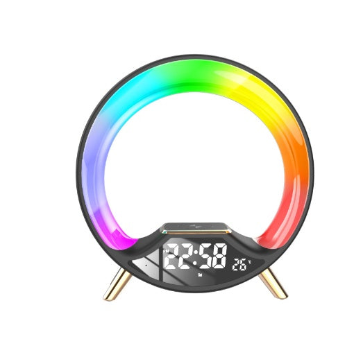 3-in-1 Wireless Charger with Bluetooth Speaker & Night Light