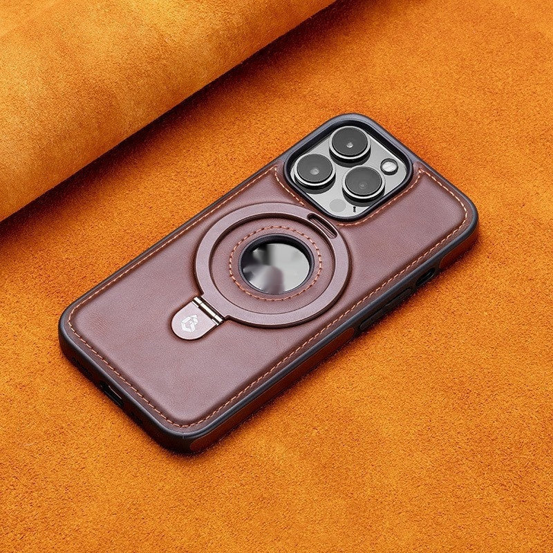Leather Magnetic Phone Case with Stand 1
