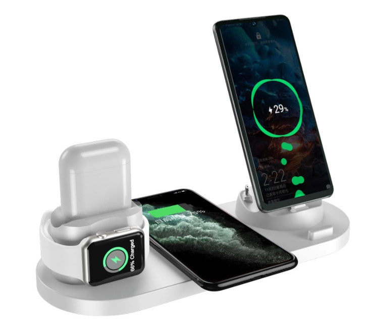 6-in-1 Fast Wireless Charging Dock for Phone & Watch