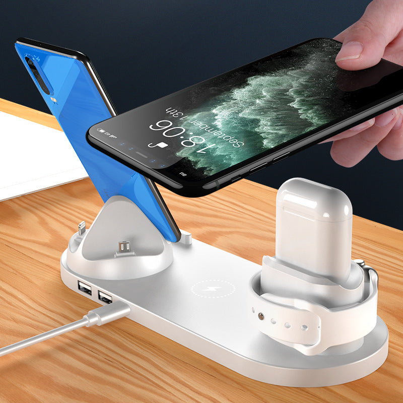 6-in-1 Fast Wireless Charging Dock for Phone & Watch