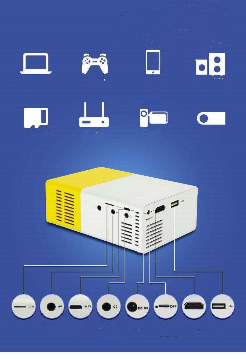 Portable HD Mini Projector For Home 1