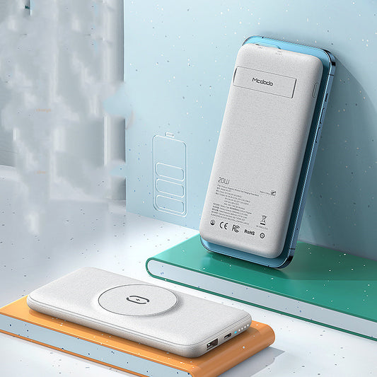 Mini Portable Magnetic Power Bank – 20W Super Fast Wireless Charger