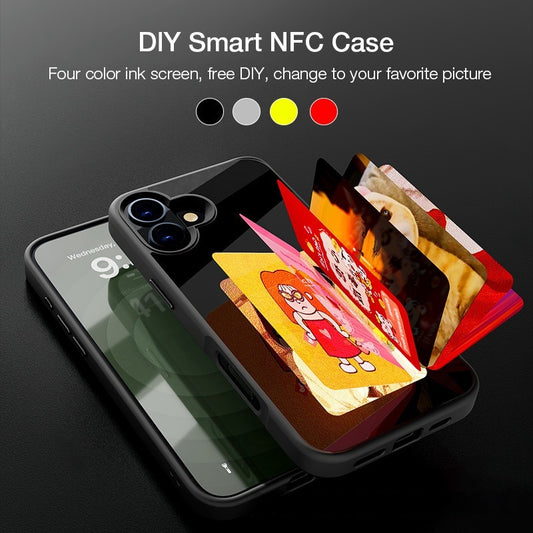 Four-Color NFC E-Ink Projection Glass Phone Case 1
